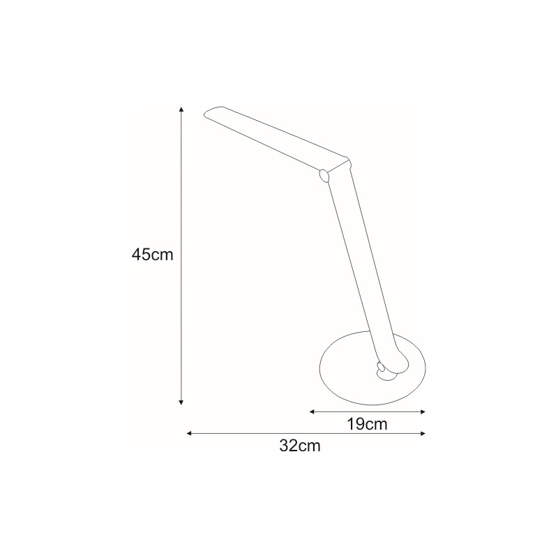 Lampka biurkowa K-BL1201 CZERWONY DUO