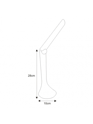 Lampka biurkowa K-MT-205 BIAŁY ASTON