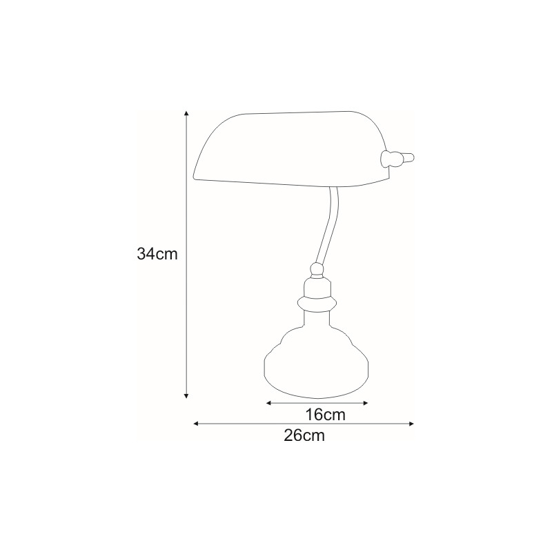 Lampka biurkowa K-8042 BANK