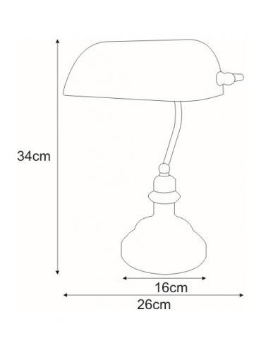 Lampka biurkowa K-8042 BANK