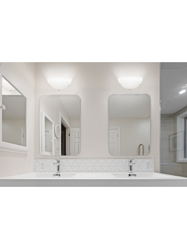 Półplafon K-1521 ZK5-91 BIAŁY TRIO WHITE