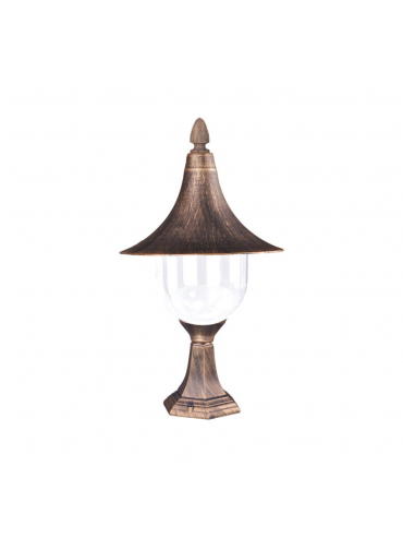 Lampa ogrodowa stojąca K-8128 CZARNY/ZŁOTY BOSTON