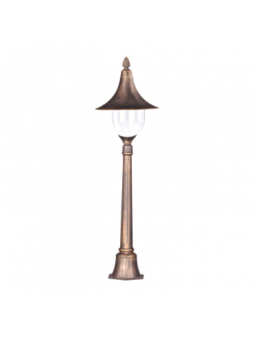 Lampa ogrodowa stojąca K-8129 CZARNY/ZŁOTY BOSTON