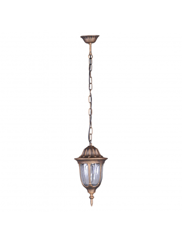 Lampa ogrodowa wisząca K-5007H/N CZARNY/ZŁOTY VASCO