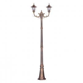 Lampa ogrodowa stojąca K-7064A2/2 CZARNY/ZŁOTY STANDARD