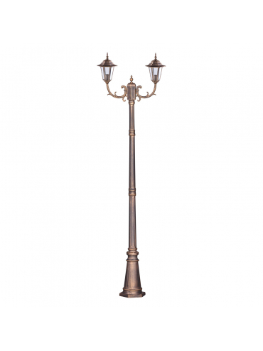 Lampa ogrodowa stojąca K-7064A2/2 CZARNY/ZŁOTY STANDARD