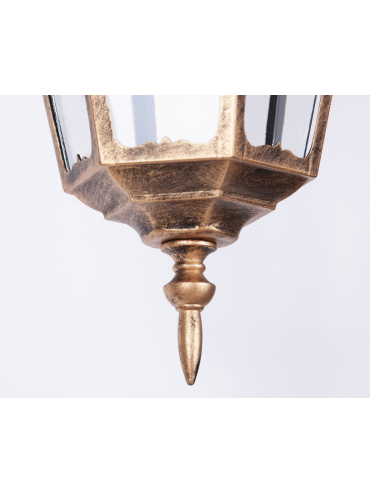 Lampa ogrodowa wisząca K-5006H CZARNY/ZŁOTY LOZANA