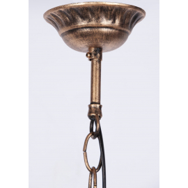 Lampa ogrodowa wisząca K-5006H CZARNY/ZŁOTY LOZANA