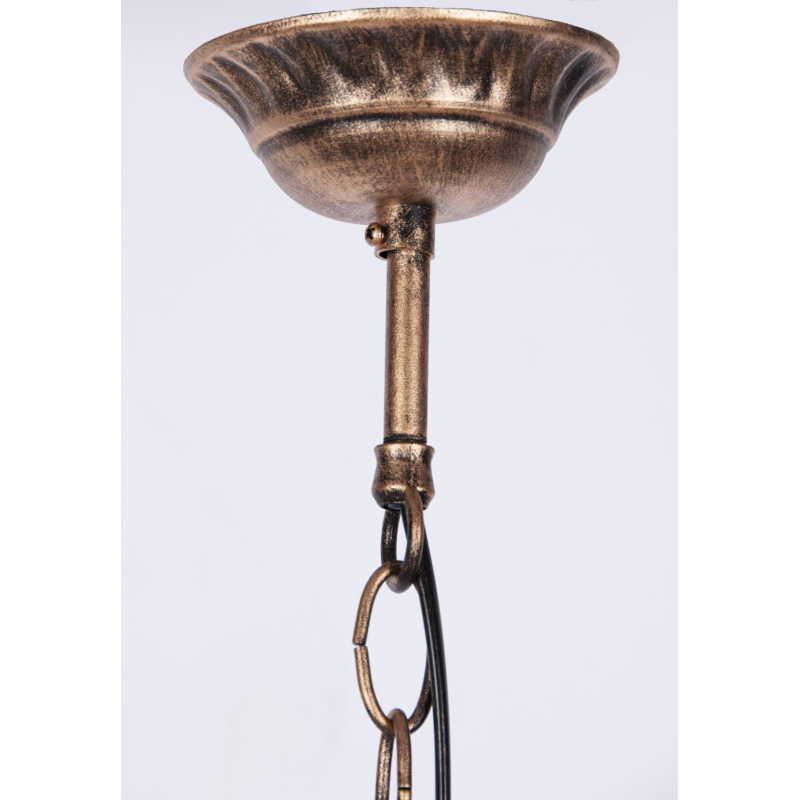 Lampa ogrodowa wisząca K-5006H CZARNY/ZŁOTY LOZANA