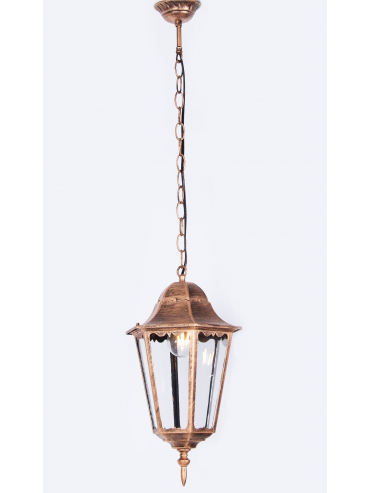 Lampa ogrodowa wisząca K-5006H CZARNY/ZŁOTY LOZANA