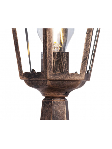 Lampa ogrodowa stojąca K-5006S CZARNY/ZŁOTY LOZANA