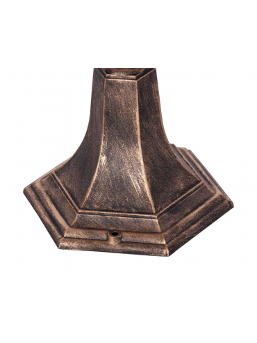 Lampa ogrodowa stojąca K-5006S CZARNY/ZŁOTY LOZANA