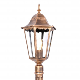Lampa ogrodowa stojąca K-6006A CZARNY/ZŁOTY LOZANA