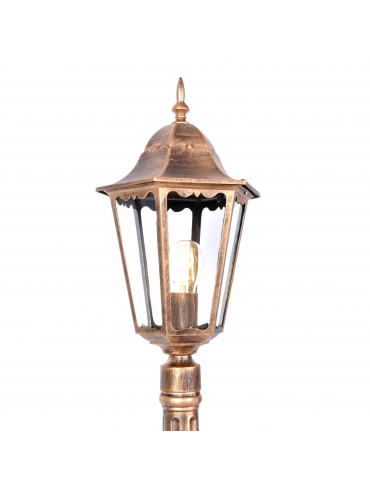Lampa ogrodowa stojąca K-6006A CZARNY/ZŁOTY LOZANA