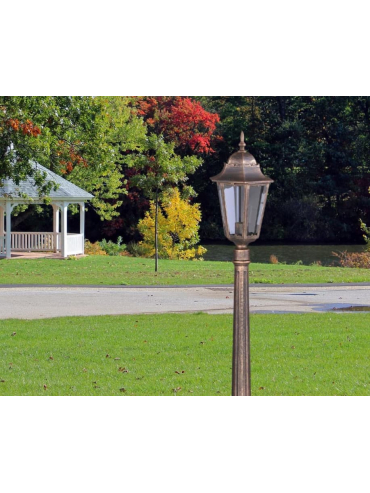 Lampa ogrodowa stojąca K-6006A CZARNY/ZŁOTY LOZANA