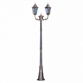 Lampa ogrodowa stojąca K-7006A2/2 CZARNY/ZŁOTY LOZANA