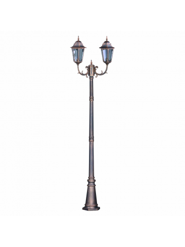 Lampa ogrodowa stojąca K-7006A2/2 CZARNY/ZŁOTY LOZANA