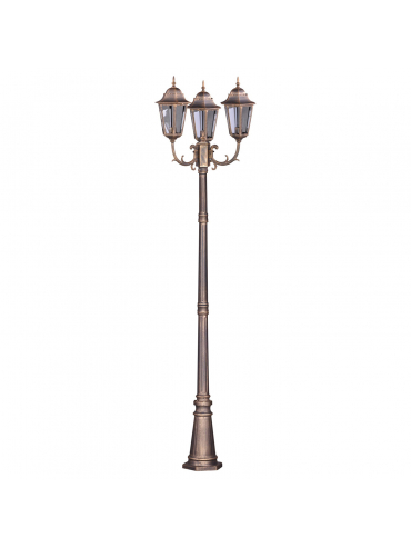 Lampa ogrodowa stojąca K-7006A2/3 CZARNY/ZŁOTY LOZANA