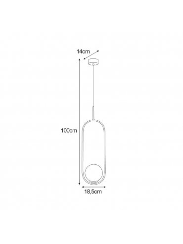 Lampa wisząca K-5100 PARVA