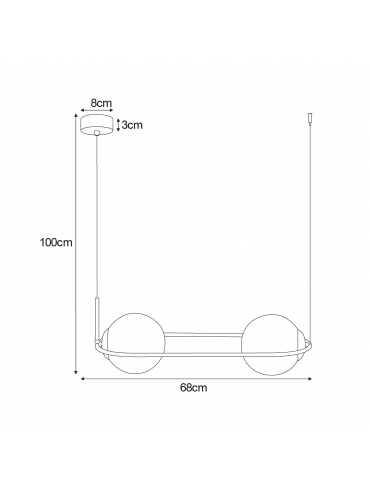 Lampa wisząca K-5102 PARVA