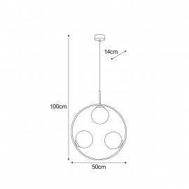 Lampa wisząca K-5103 PARVA