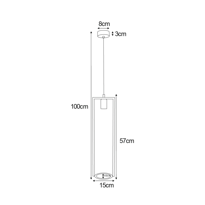 Lampa wisząca z kwietnikiem K-4037 ESTERA