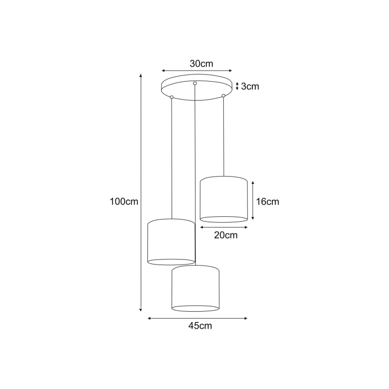 Lampa wisząca K-5212 VICTORIA