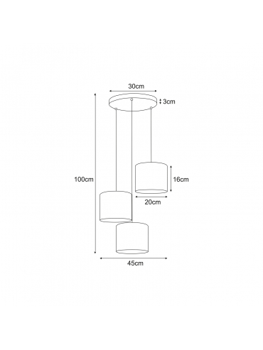 Lampa wisząca K-5222 ZIMBO