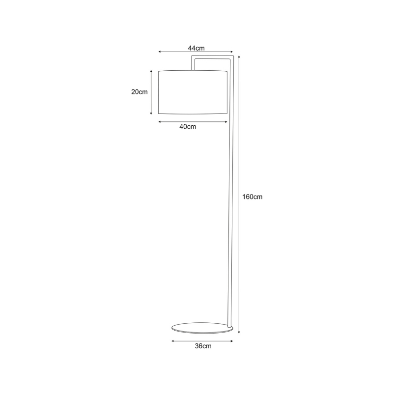 Lampa podłogowa K-5225 ZIMBO