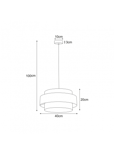 Lampa wisząca K-5231 GATO