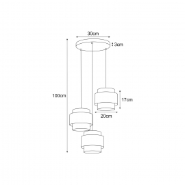 Lampa wisząca K-5232 GATO