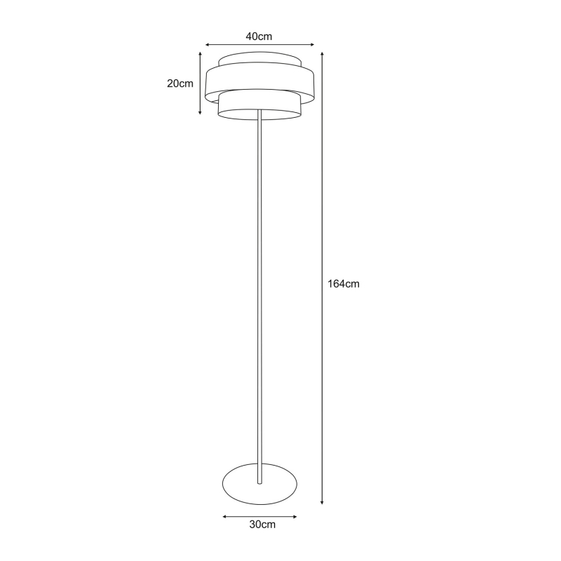 Lampa podłogowa K-5235 GATO