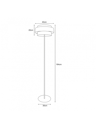Lampa podłogowa K-5235 GATO