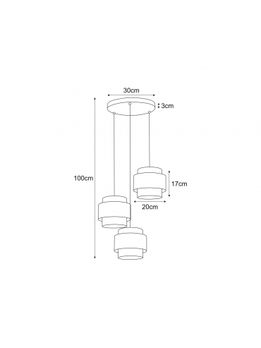Lampa wisząca K-5172 ETELA