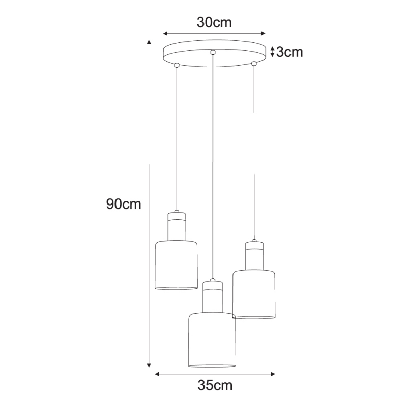 Lampa wisząca K-5257 ALTO