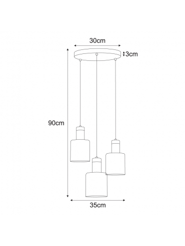 Lampa wisząca K-5257 ALTO