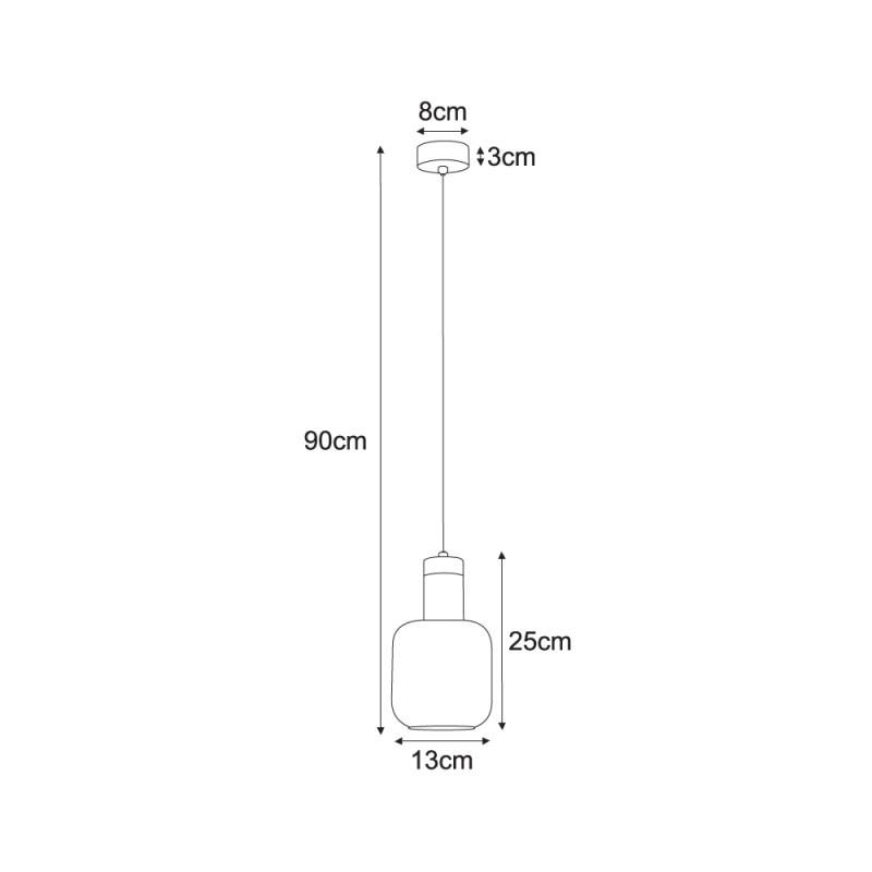 Lampa wisząca K-5265 DOKA