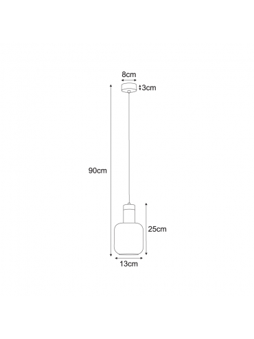 Lampa wisząca K-5265 DOKA