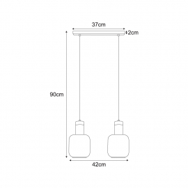 Lampa wisząca K-5266 DOKA