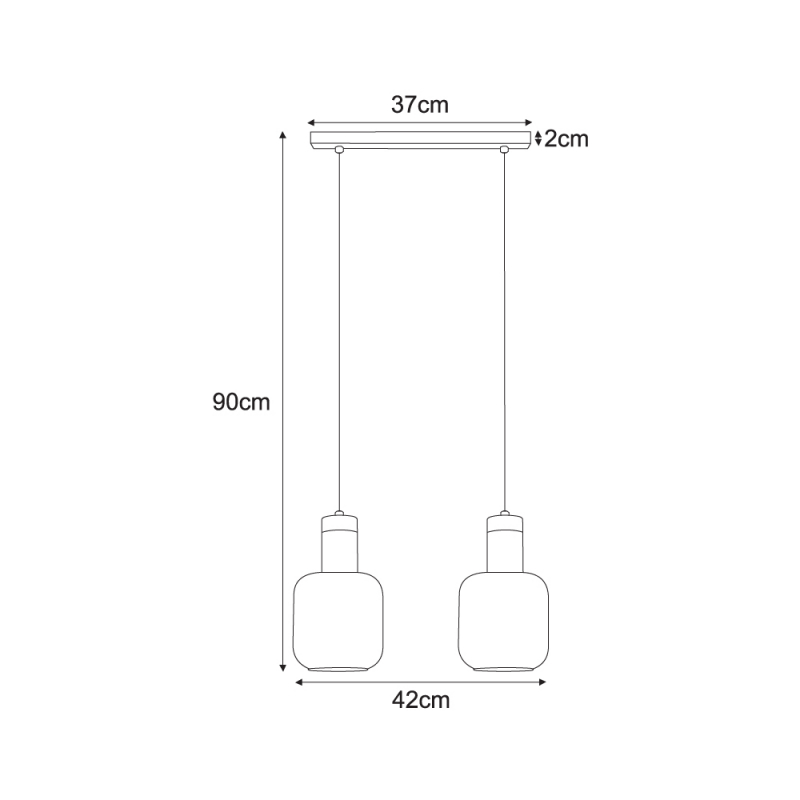 Lampa wisząca K-5266 DOKA