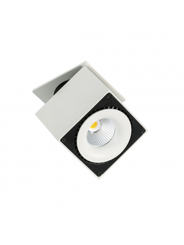 Spot wpuszczany Sevilla Square Recessed 3000K SL7562/28W 3000K WH+BL