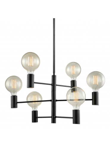 Lampa wisząca Veva MDM3339/6 BK