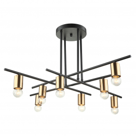 Lampa wisząca Normani MDM3658/8 BK+BRO
