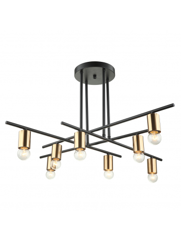 Lampa wisząca Normani MDM3658/8 BK+BRO