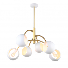 Lampa wisząca Melvo MDM-3691/6 GD+W