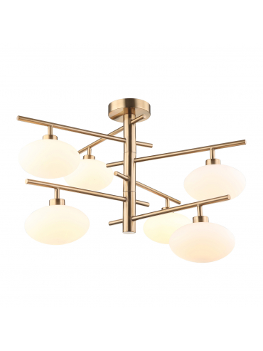 Lampa wisząca Fiorenzo MXM3661-6 BRO+W