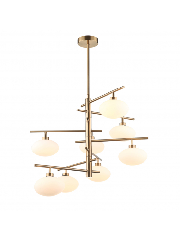 Lampa wisząca Fiorenzo MDM3661-8 BRO+W