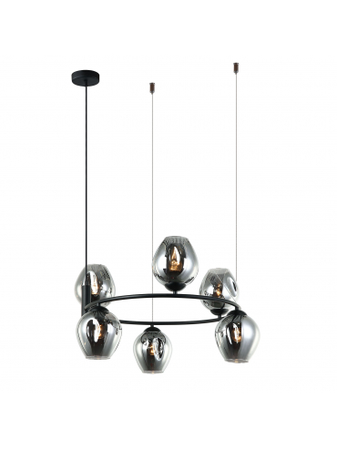 Lampa wisząca Roxane MDM-4045-6 BK+SG