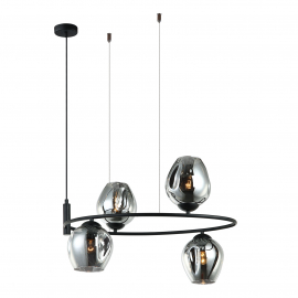 Lampa wisząca Roxane MDM-4046-4 BK+SG