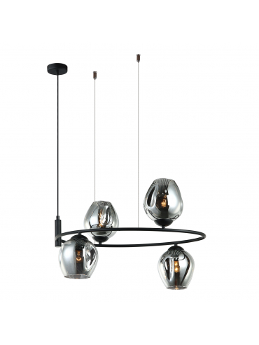 Lampa wisząca Roxane MDM-4046-4 BK+SG